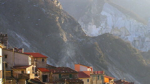 Vista de los Alpes desde Colonnata