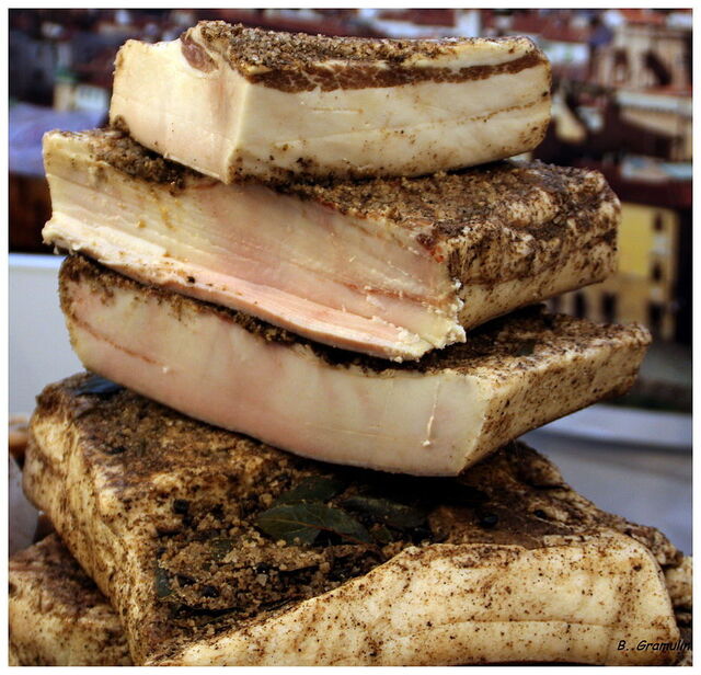 Manteca de cerdo de Colonnata