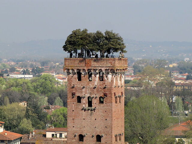 Jardín de Torre Guinigi, Lucca