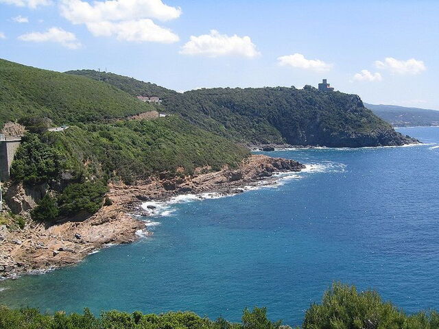 Vista del castillo sonnino