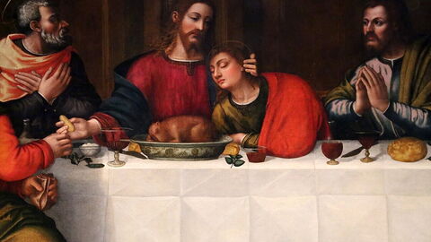 La Última Cena de Plautilla Nelli, Cristo
