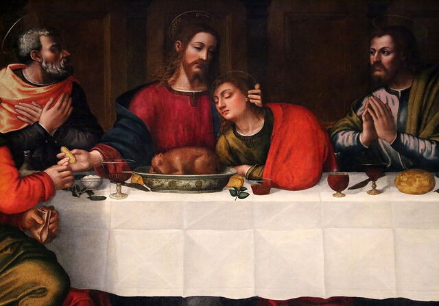 La Última Cena de Plautilla Nelli, Cristo