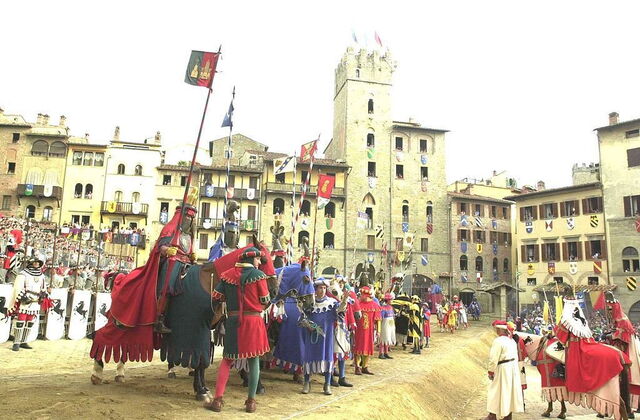 Fiesta medieval en Arezzo
