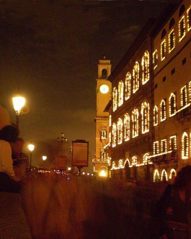 festival Luminara pisa edificios