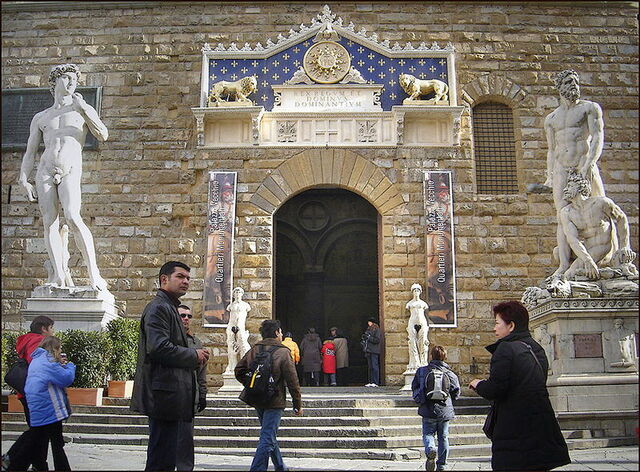 Entrada del Palazzo Vecchio