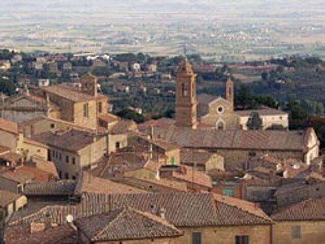Vista de Montepulciano