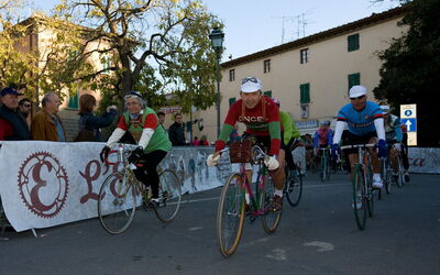 L'Eroica, ciclistas