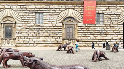 100 Lobos en el Palazzo Pitti