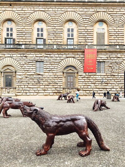 100 Lobos en el Palazzo Pitti