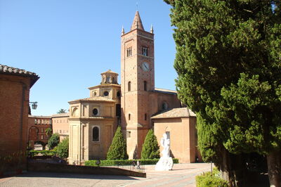 Abadía de Monte Oliveto Maggiore, iglesia