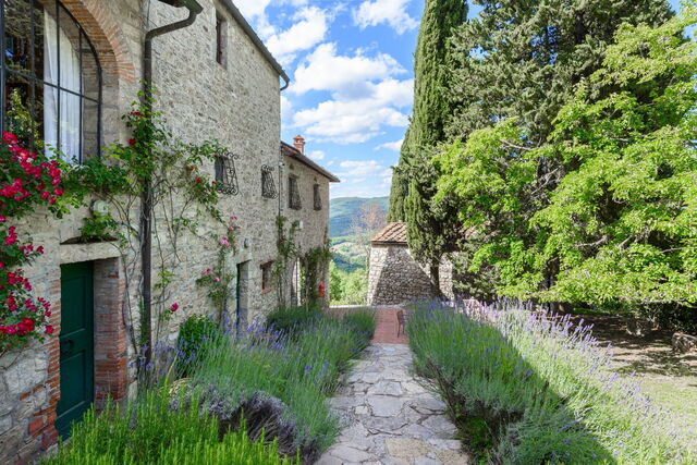 Villa Poggio La Croce, jardín