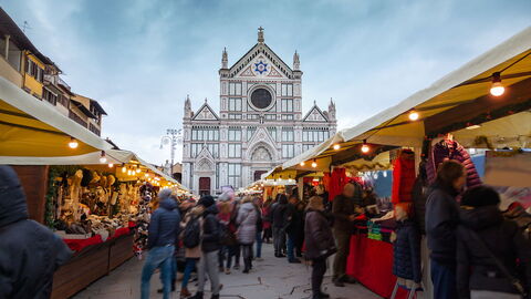 Weihnachtsmarkt, Florencia