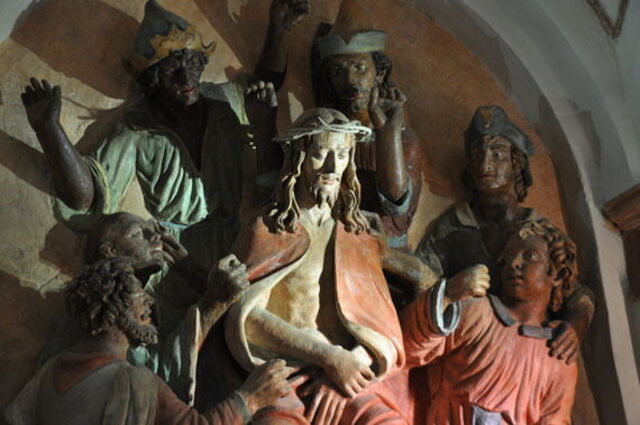 Arte dentro de la ermita de San Vivaldo