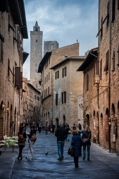 San Gimignano, calles