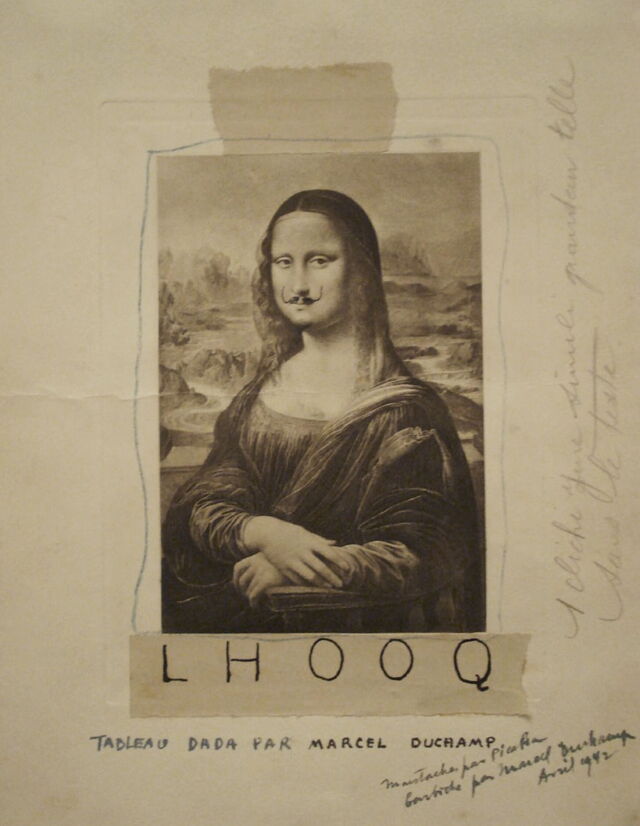 "LHOOQ" de Duchamp