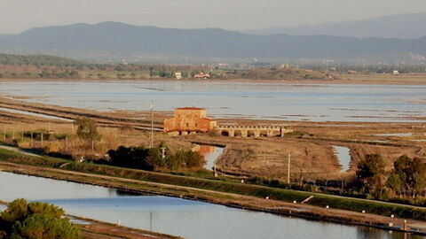 Casa Rossa en Paisaje de Diaccia Botrona