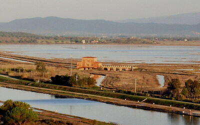 Casa Rossa en Paisaje de Diaccia Botrona