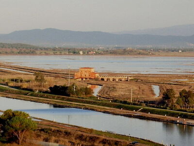 Casa Rossa en Paisaje de Diaccia Botrona