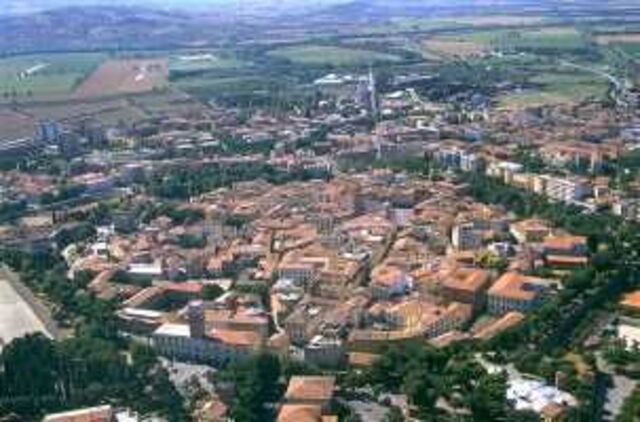 Vista aérea de la ciudad de Grosseto