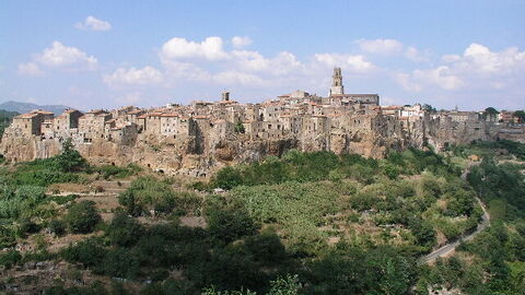 Vista de Pitigliano