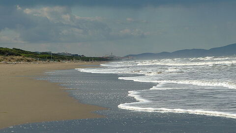 Vista de Marina en Castagneto Carducci