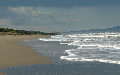 Vista de Marina en Castagneto Carducci