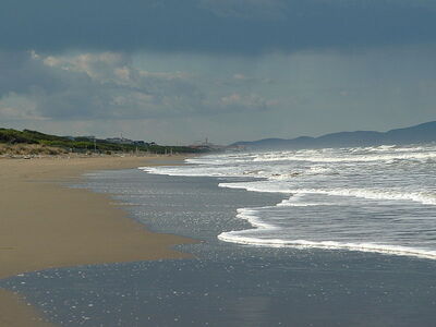 Vista de Marina en Castagneto Carducci