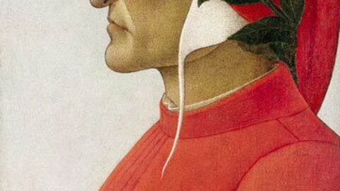 Pintura de Dante por Sandro Botticelli