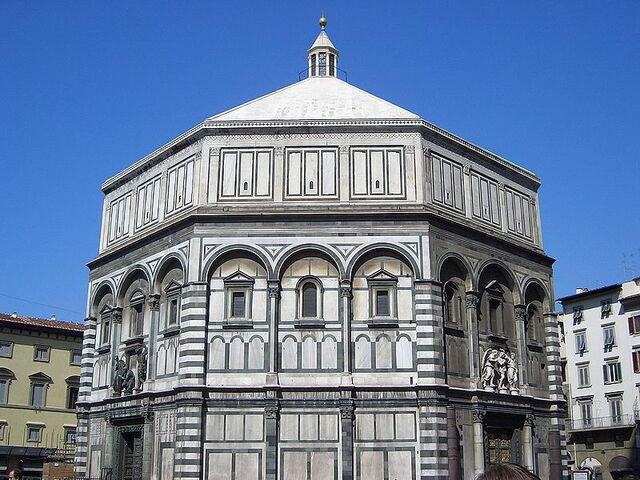 Baptistry donde Dante fue bautizado