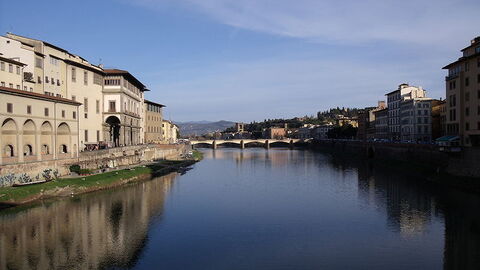 Vista del río Arno