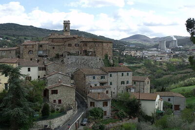 Vista de la cuidad de Pomarance