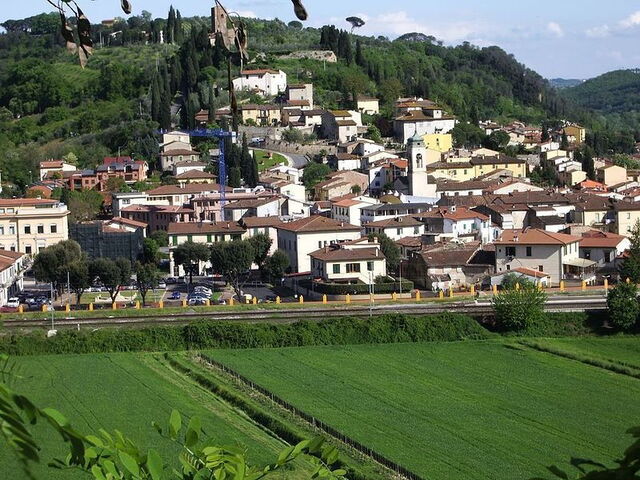 Vista de la ciudad de Montelupo