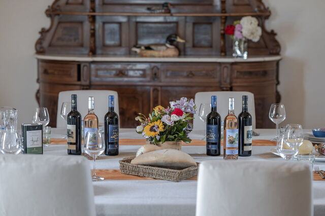 Villa Aiale, comedor