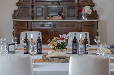 Villa Aiale, comedor