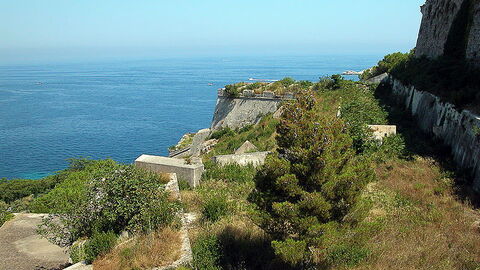 paredes de la fortaleza de portoferraio