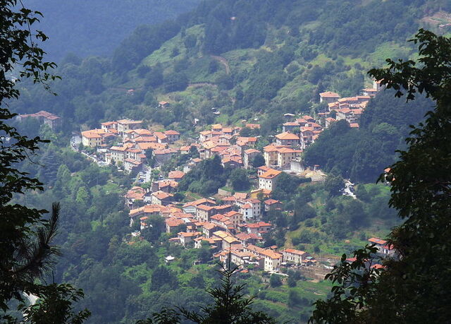 Vista de la ciudad de Stazzema