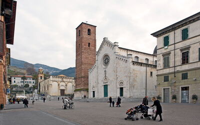 Plaza de la ciudad de Pietrasanta
