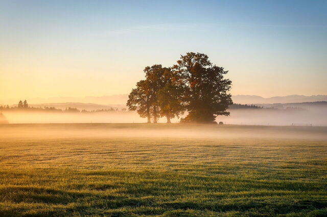 Paisaje otoñal en la Toscana