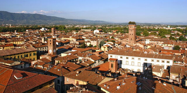 Vista de la ciudad de Lucca