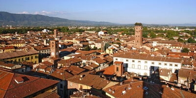 Vista de la ciudad de Lucca
