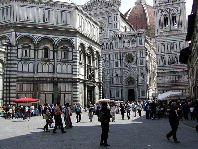 vista de la catedral de florencia