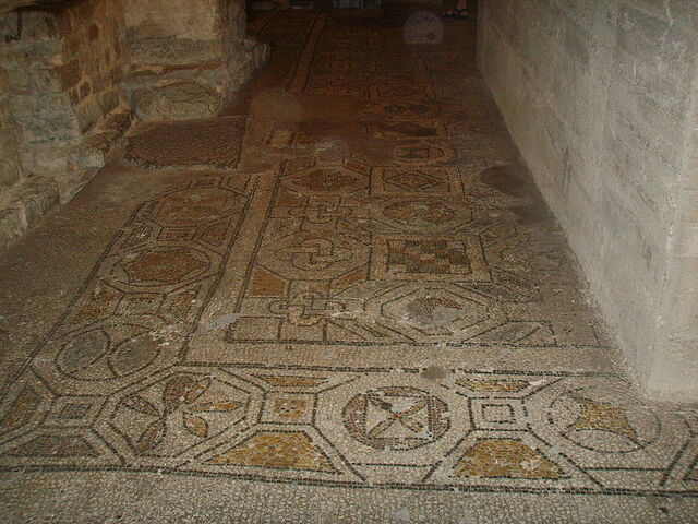 santa reparata mosaico original del suelo