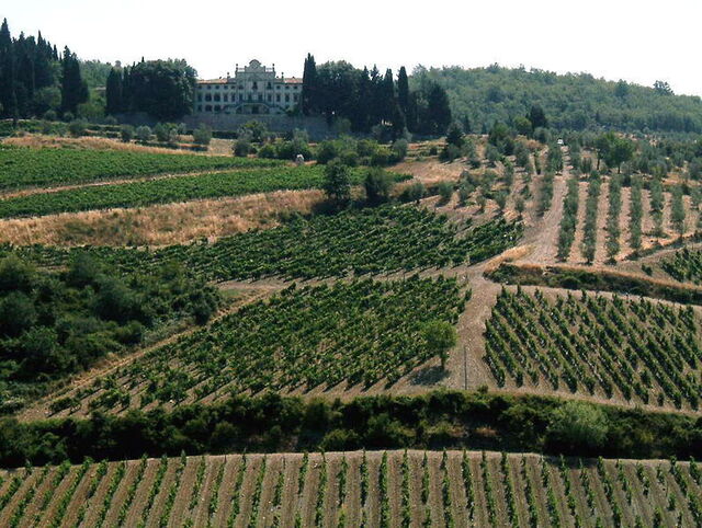 Vista de Gaiole en Chianti