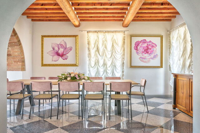 Villa Savina, comedor