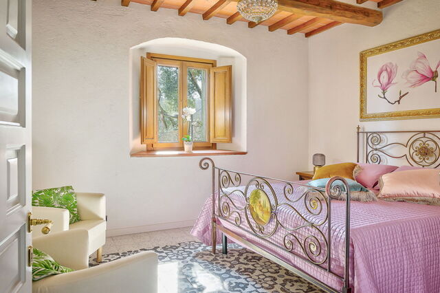 Villa Savina, dormitorio