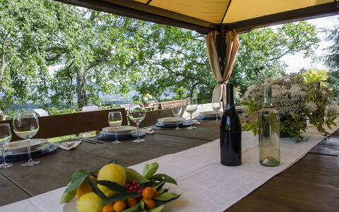 Villa Flora: Propiedad, Bienes Raíces, Porche, Patio, Edificio, Habitación, Recurso, Sombra, Vacaciones, Casa