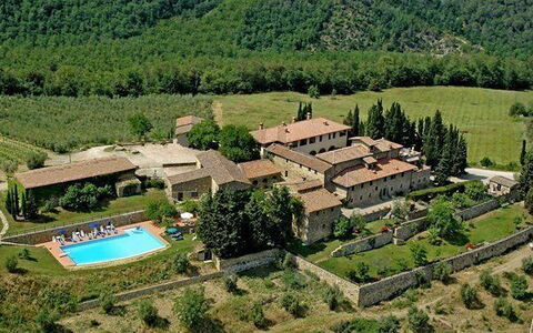 Fattoria Di Quercia Al Poggio: Fotografía Aérea, Pueblo De Montaña, Vista Panorámica, Inmuebles, Hill Station, Paisaje, Área Rural, Pueblo, Edificio, Fotografía