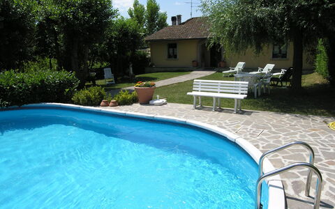 I Pioppi: Piscina, Propiedad, Ocio, Patio Interior, Yarda, Bienes Raíces, Hierba, Ciudad De Vacaciones, Casa, Casa