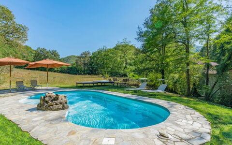 Villa Paola: Piscina, Propiedad, Paisaje Natural, Patio Interior, Bienes Raíces, Inmuebles, Casa, Hierba, Casa, Yarda