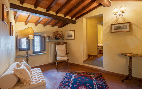 Villa La Terrazza: Habitación, Propiedad, Mueble, Edificio, Diseño De Interiores, Techo, Casa, Cama, Habitación, Bienes Raíces